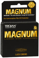 Trojan Magnum Condoms Lubricated Latex 3cnt