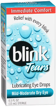 Blink Tears Lubricating Eye Drops for Mild-Moderate Dry Eye 15mL