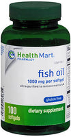 Health Mart Fish Oil Softgels 1000mg (100 Count)