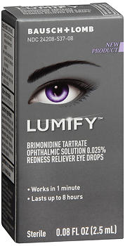 BAUSCH + LOMB LUMIFY REDNESS RELIEVER EYE DROPS