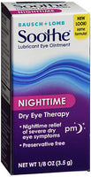 Soothe Nightime Lubricant Eye Ointment, .125 OZ