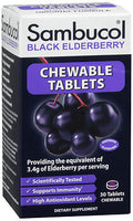 SAMBUCOL BLACK ELDERBERRY CHEWABLE TABLETS